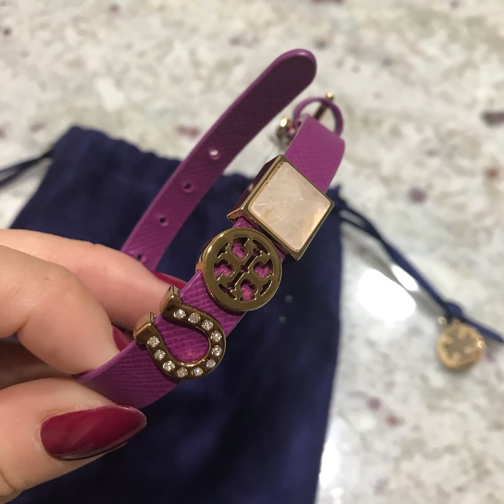 Tory Burch Lucia Initial Charm Bracelet
